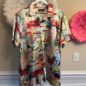 Fresh Prints Retro Casino Shirt Size XL
